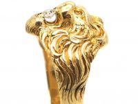 14ct Gold Lion's Head Ring