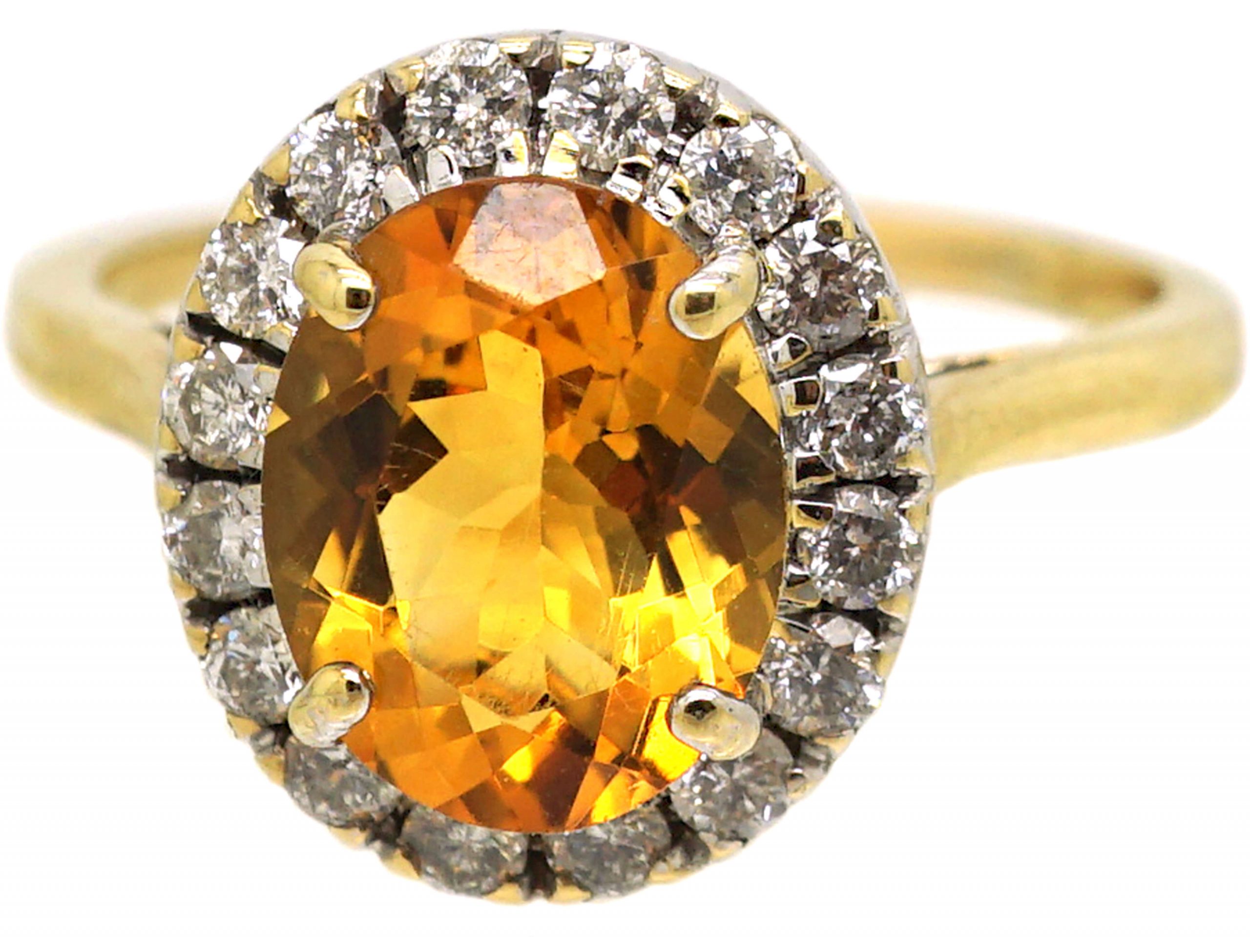 Oval citrine store