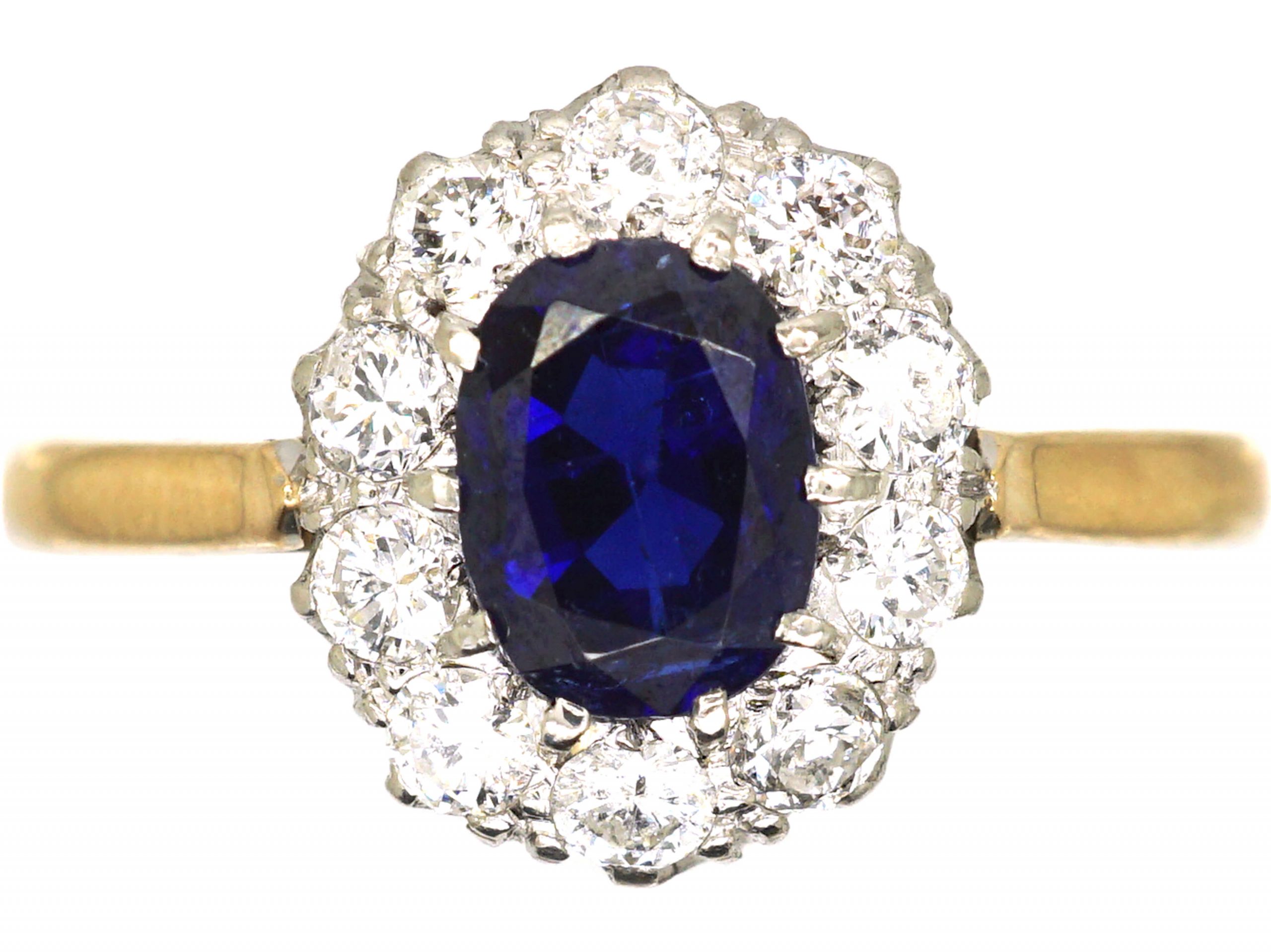 An early 20th century Sapphire and Diamond ring