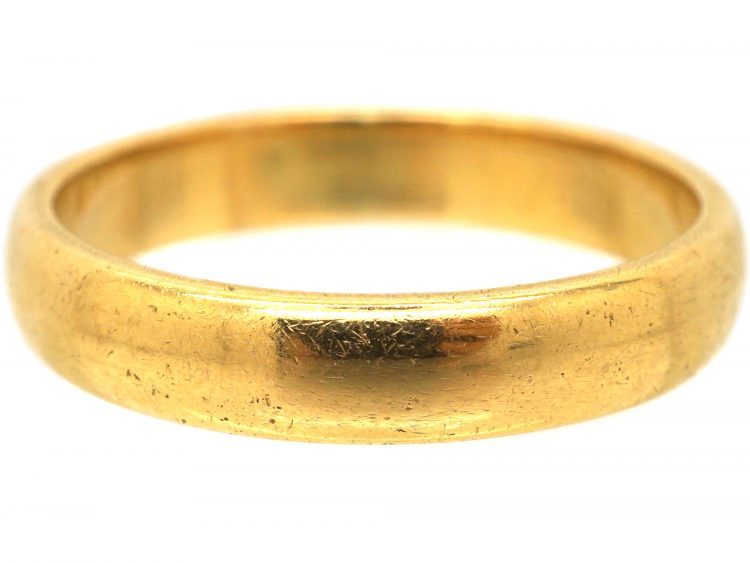 18ct Gold Wedding Ring Assayed in 1920