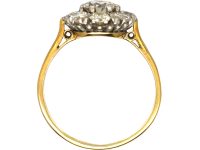 Early 20th Century 18ct Gold, Diamond Daisy Cluster Ring