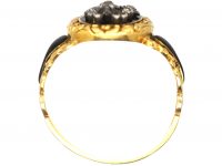 Late Georgian 18ct Gold Mourning Ring for Vice Admiral Charles Stirling