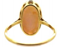 Early 20th Century 18ct Gold Ring set with a Large Opal