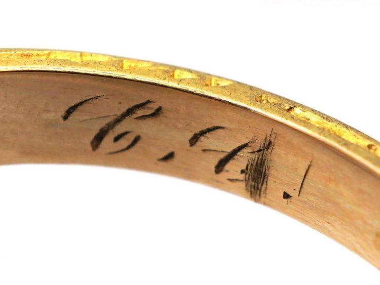 Victorian 15ct Gold, Almandine Garnet & Emerald Ring