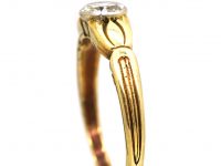 Art Deco 14ct Gold Ring set with a Diamond