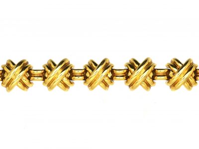 18ct Gold Kiss Bracelet by Paloma Picasso for Tiffany