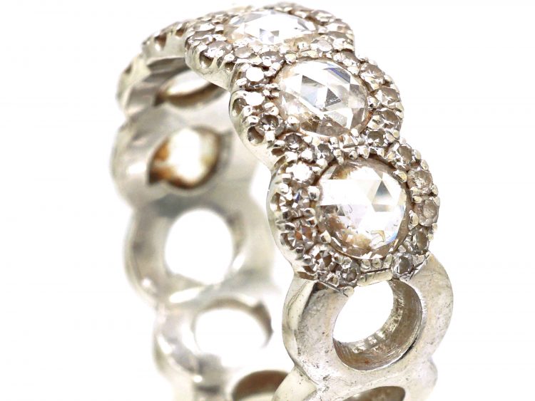 Platinum & Rose Diamond Ring by David Morris