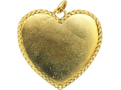 18ct Gold Heart Pendant by Cartier