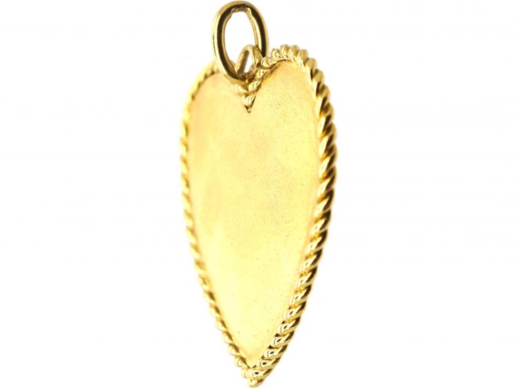 18ct Gold Heart Pendant by Cartier