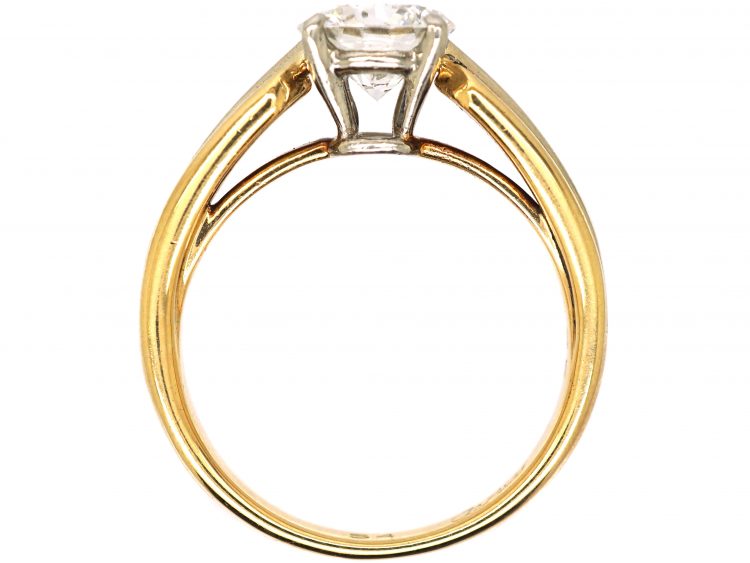 18ct Gold Trinity Solitaire Ring set with a 1.30 Carat Diamond by Cartier