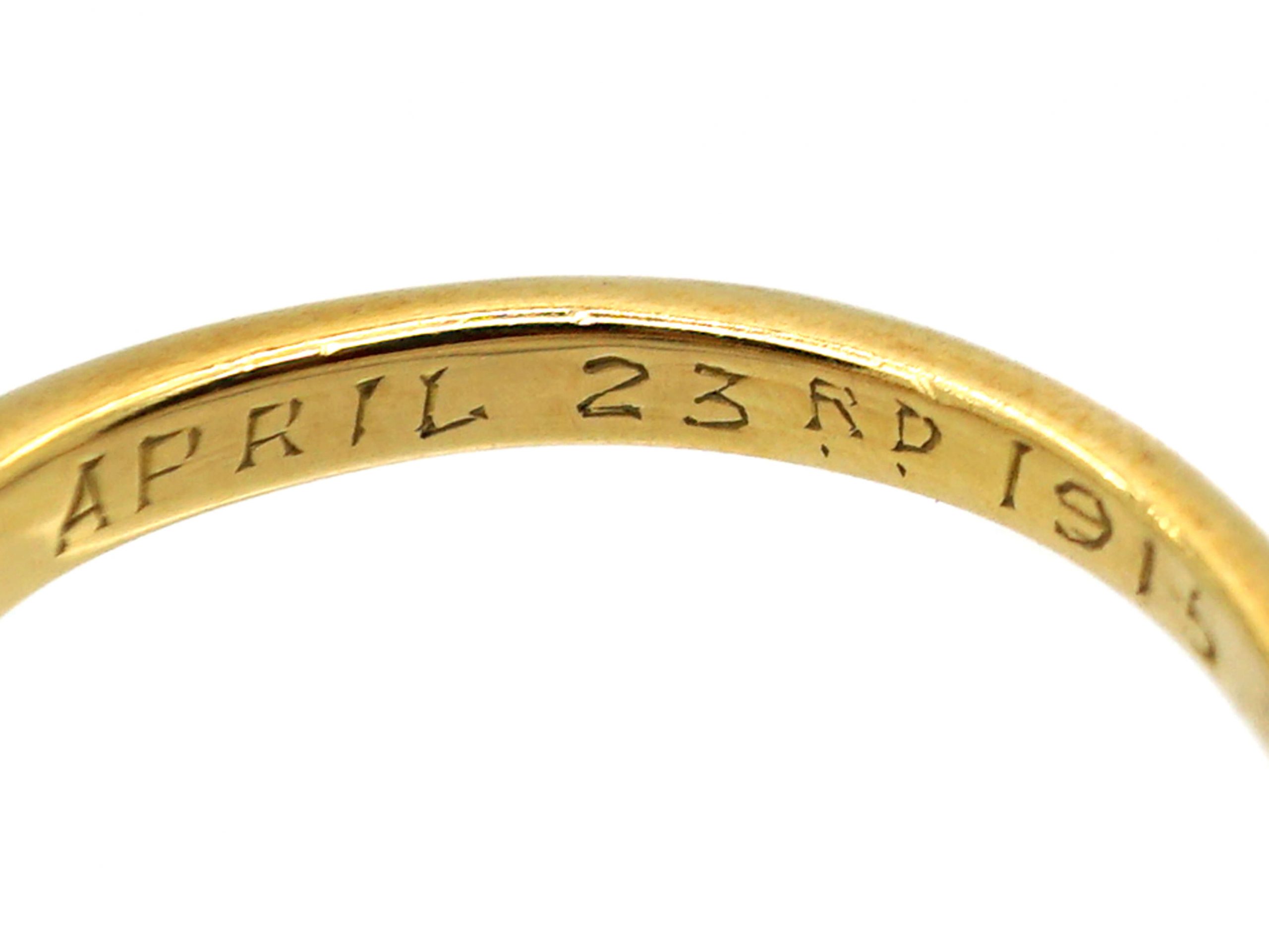 Edwardian 18ct Gold Three Stone Diamond Crossover Ring (178W) | The ...