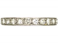 Early 20th Century Platinum Eternity Ring set with Diamonds