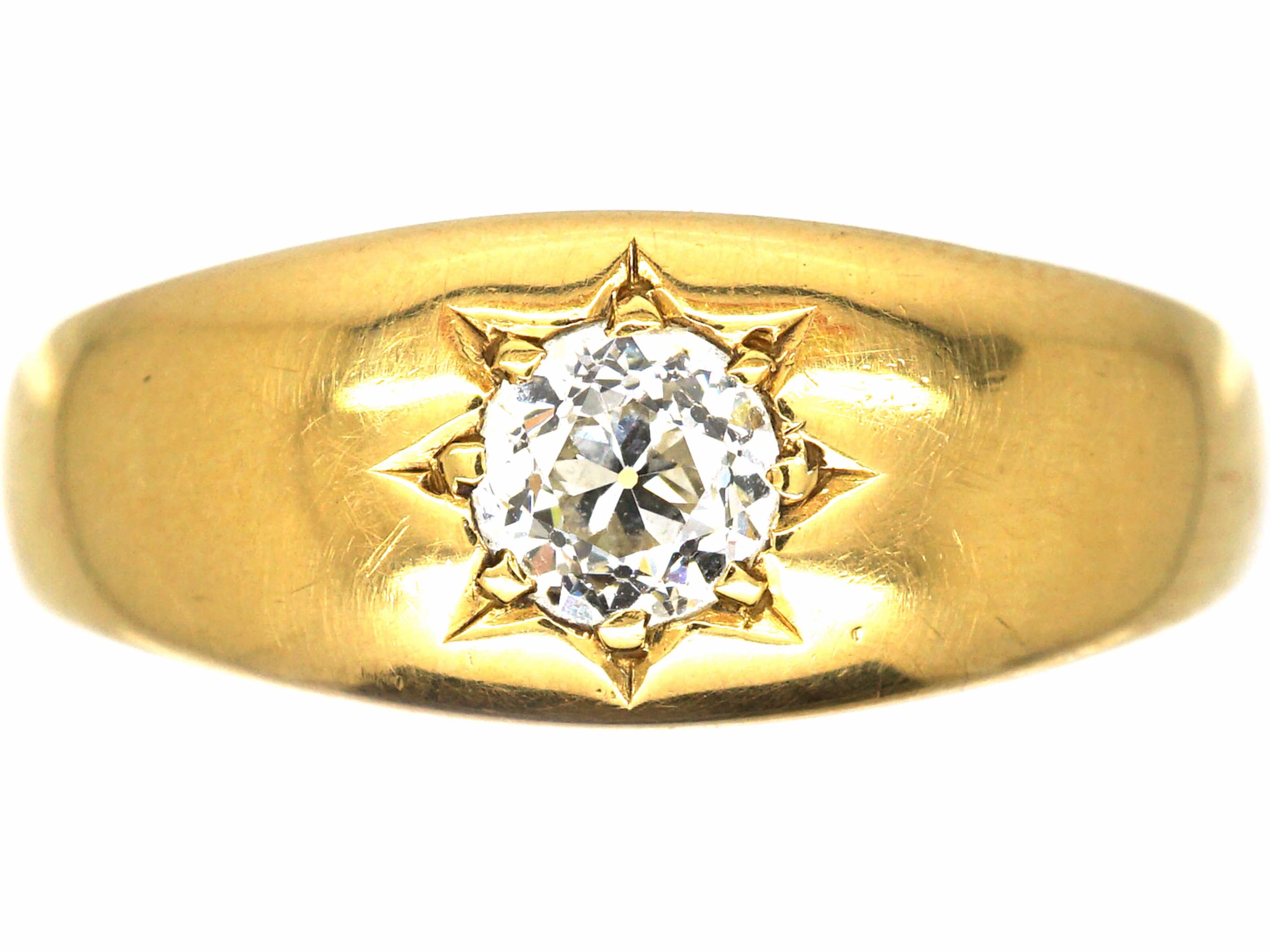 1.35 Ct Real Gemstone Natural Gemstone Solid 22k Yellow Gold Men's Ring  #290 | eBay