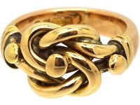 Edwardian 18ct Gold Lover's Knot Ring