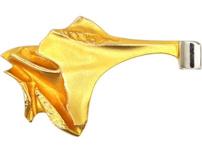 Two colour 14ct Gold Brooch by Lapponia