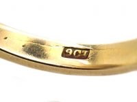 Georgian 9ct Gold Rebus Ring set with a Carnelian
