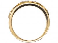 French 18ct Gold, Sun Moon & Hearts Ring set with Diamonds