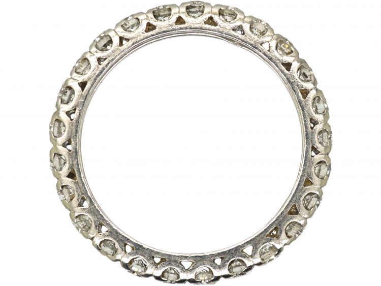 Early 20th Century Platinum, Diamond Eternity Ring