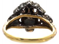Georgian Giardinetto Ring set with Rose Diamonds