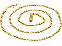 Edwardian 15ct Gold Bobble Chain