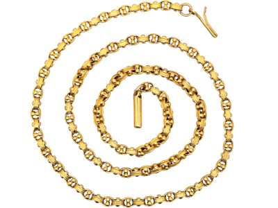 Victorian 9ct Gold Ornate Chain