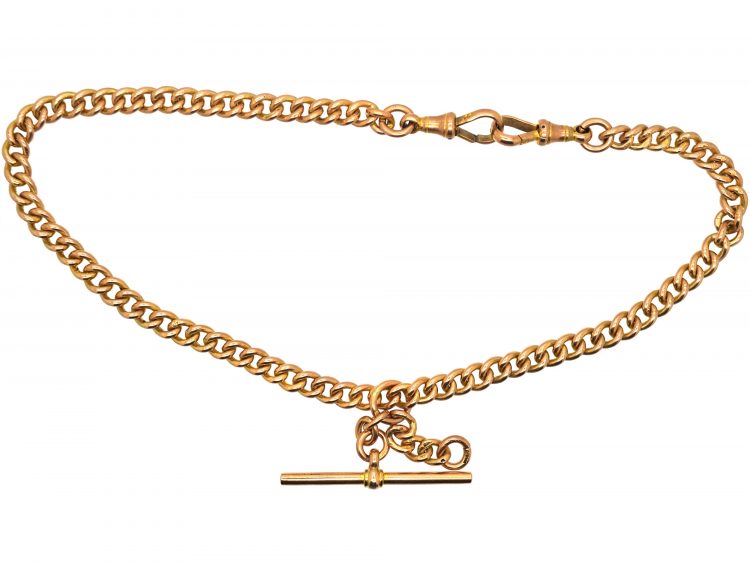 Antique 9ct Gold Fancy Link Albert Chain, Watch Chain Necklace, Spinning  Fob | Fancy link, Necklace, Chain