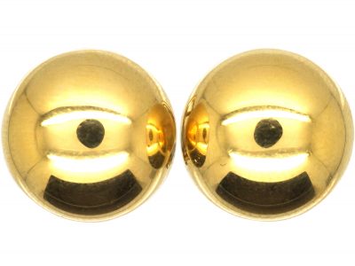 18ct Gold Ball Earrings