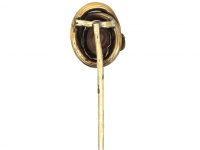 Victorian Gold Cased Tie Pin with Glass Bead