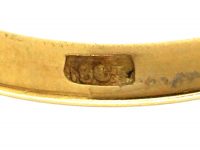 Edwardian 18ct Gold Five Stone Old Mine Cut Diamond Ring