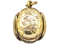 Victorian Triple Sided 9ct Back & Front Family Locket