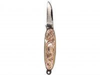 Victorian 9ct Gold & Steel Miniature Penknife
