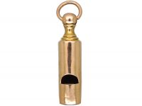 Edwardian 9ct Gold Whistle