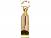 Edwardian 9ct Gold Whistle
