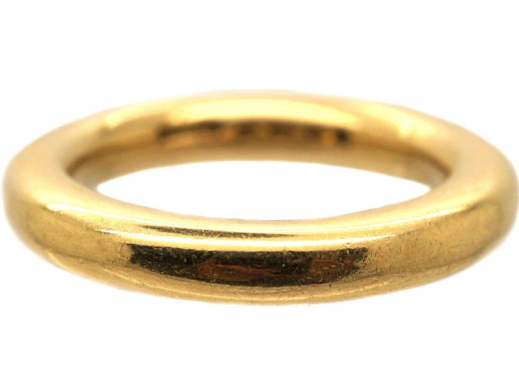 Victorian Large 18ct Gold Wedding Ring