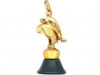 Victorian 18ct Gold Eagle Seal with Bloodstone Base