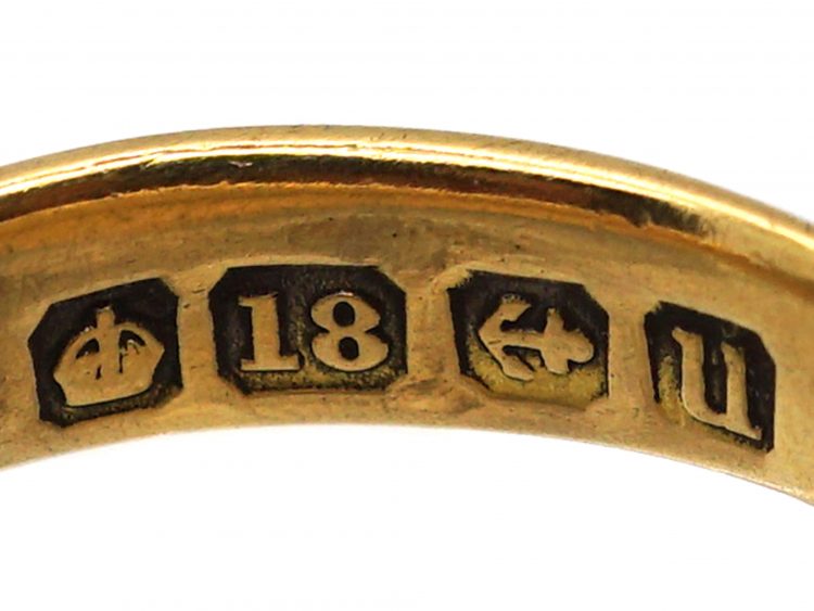 Early 20th Century 18ct Gold Signet Ring with Intaglio of a Lion