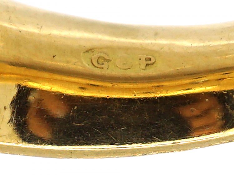 18ct Gold & Diamond Ring by Gillian Packard in the Original Case