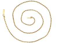 Edwardian 9ct Gold Prince of Wales Twist Chain