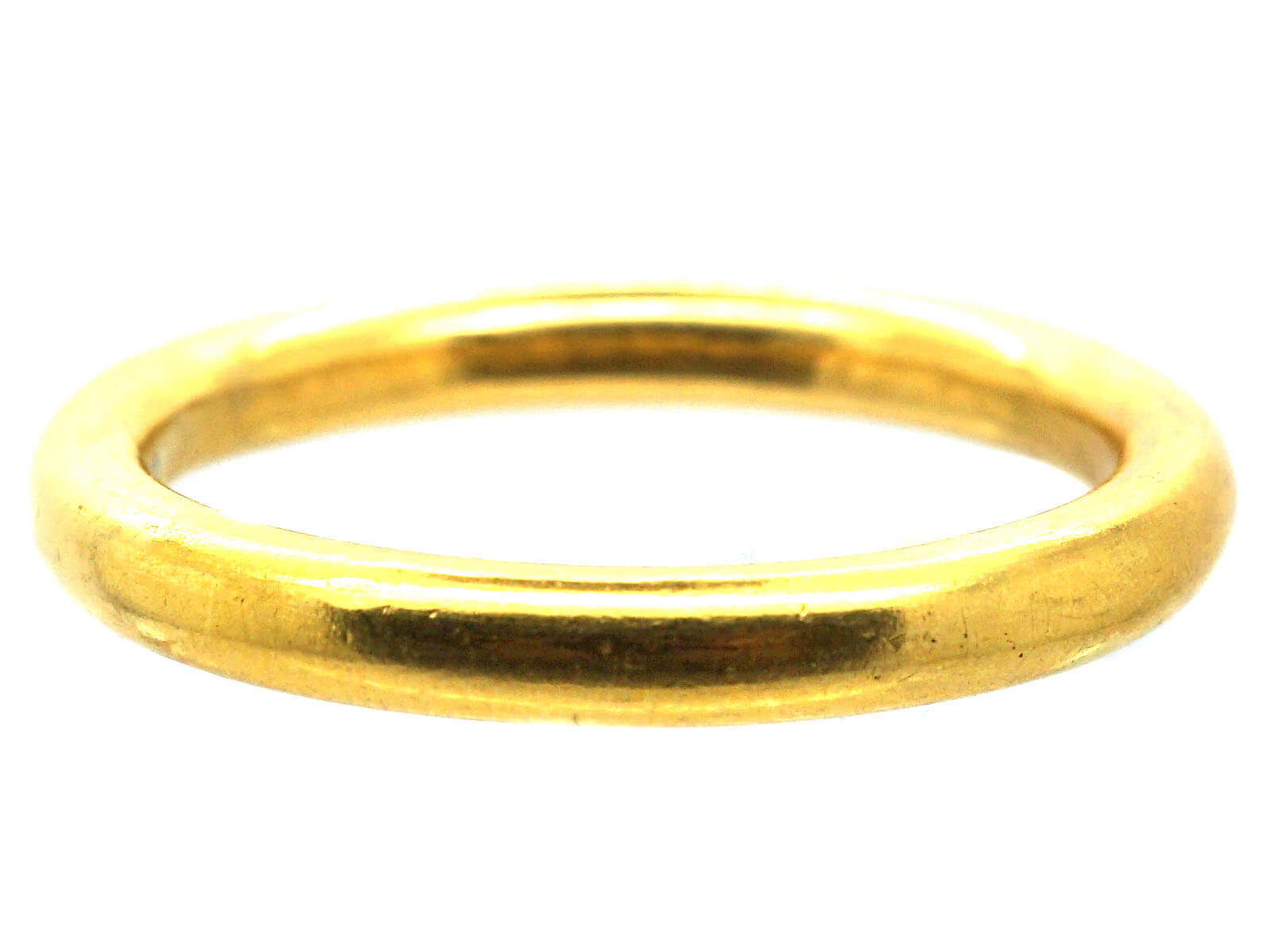 Victorian 18ct Gold Large Round Wedding Ring (528W/PR) | The Antique ...