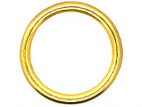 Victorian 18ct Gold Large Round Wedding Ring