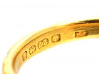 Early 20th Century 22ct Gold Wedding Ring with Orange Blossom motif