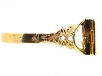 Victorian 9ct Gold Envellope Locket Ring