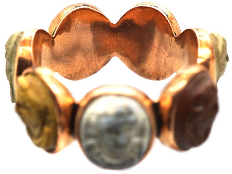 Early 19th Century Grand Tour Lava Ring