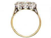 Early 20th Century 18ct Gold & Platinum, Three Stone Diamond Ring