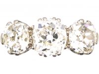 Early 20th Century 18ct Gold & Platinum, Three Stone Diamond Ring