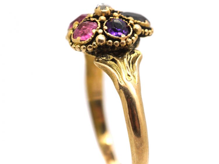 Regency 15ct Gold Regard Cluster Ring