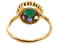 Early 20th Century 18ct Gold Navratna Ring