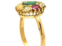 Early 20th Century 18ct Gold Navratna Ring