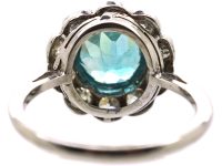 Early 20th Century Palladian, Zircon & Diamond Cluster Ring