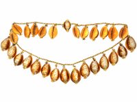 Georgian 18ct Gold Shell Necklace